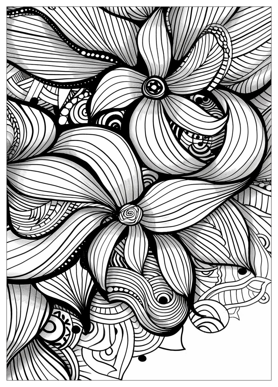 Zentangle Coloring Pages-19