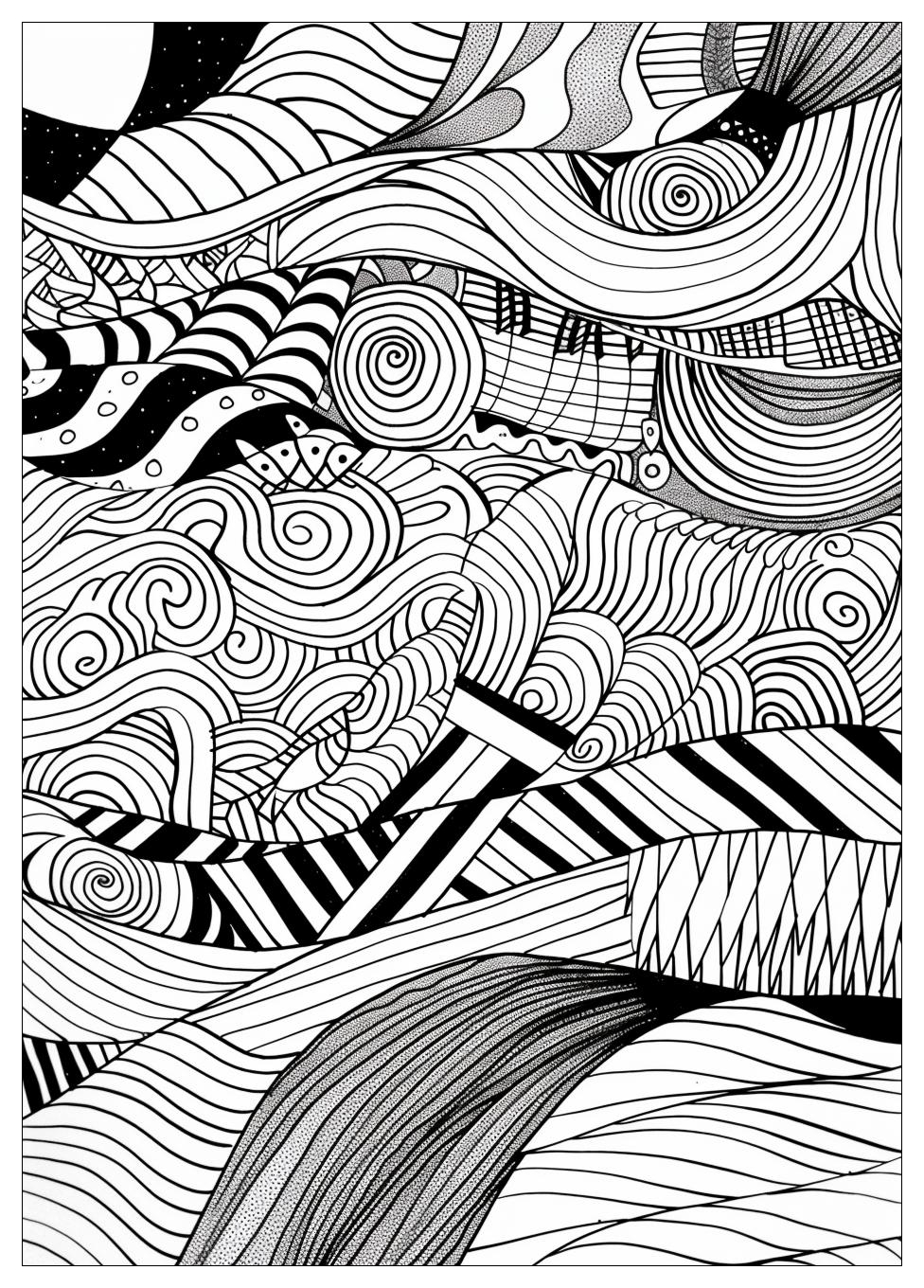 Zentangle Coloring Pages-20