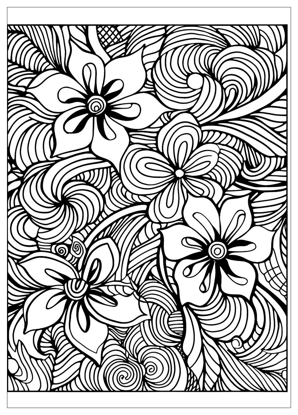 Zentangle Coloring Pages-4