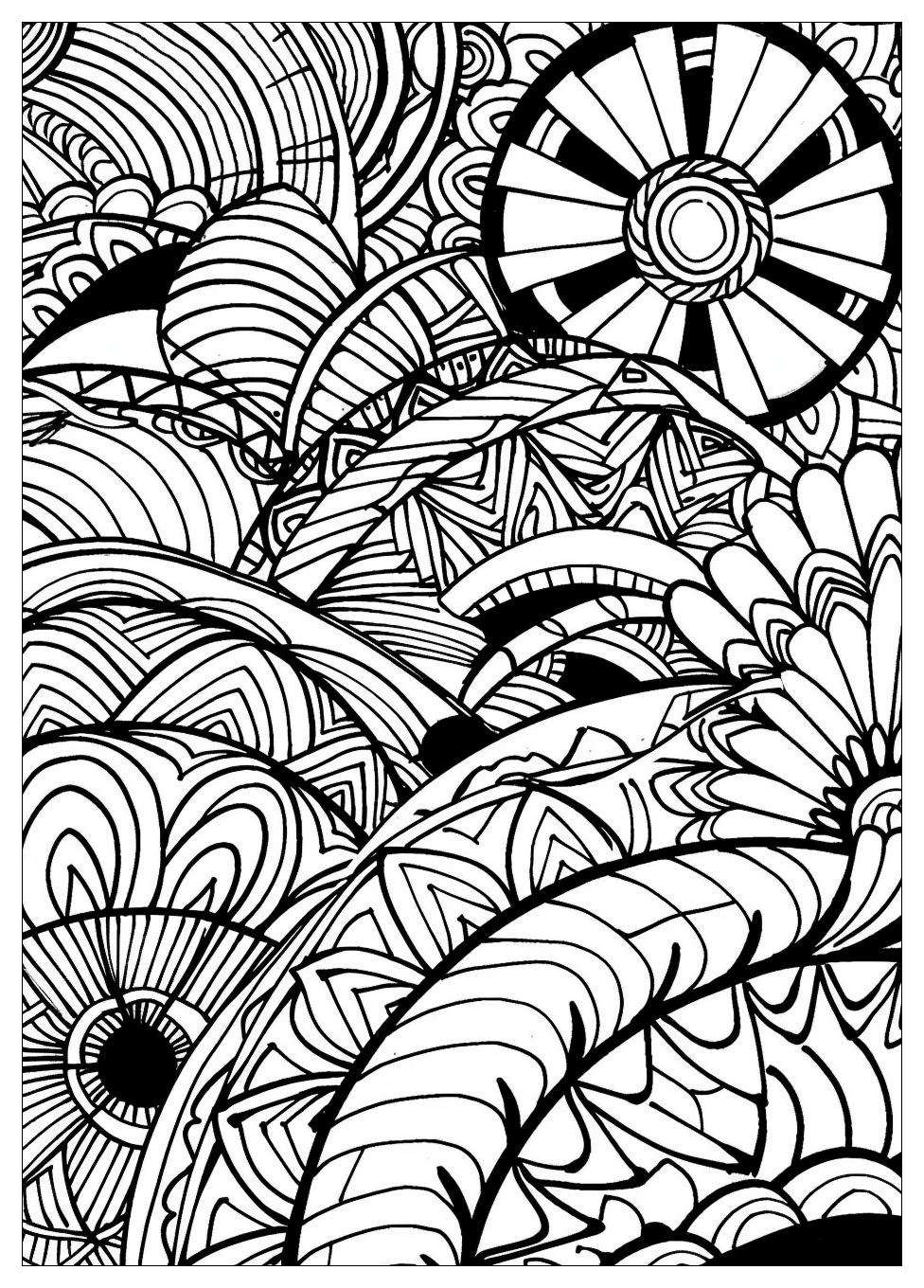 Zentangle Coloring Pages-7