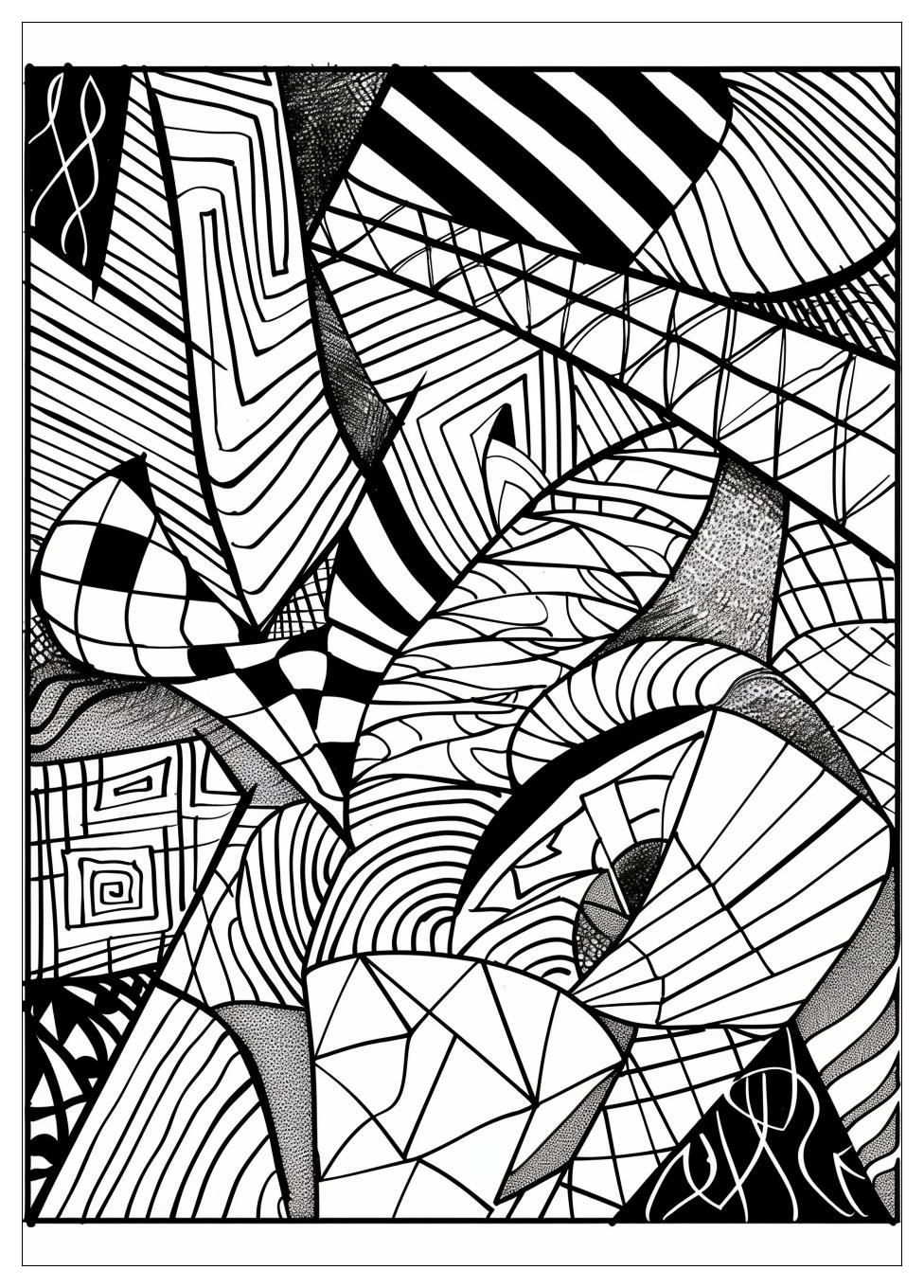 Zentangle Coloring Pages-8