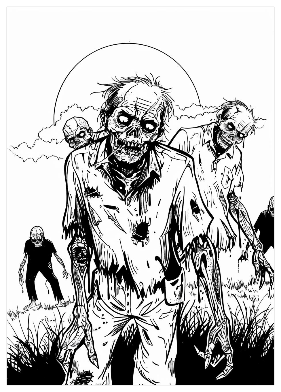 Zombie Coloring Pages-11