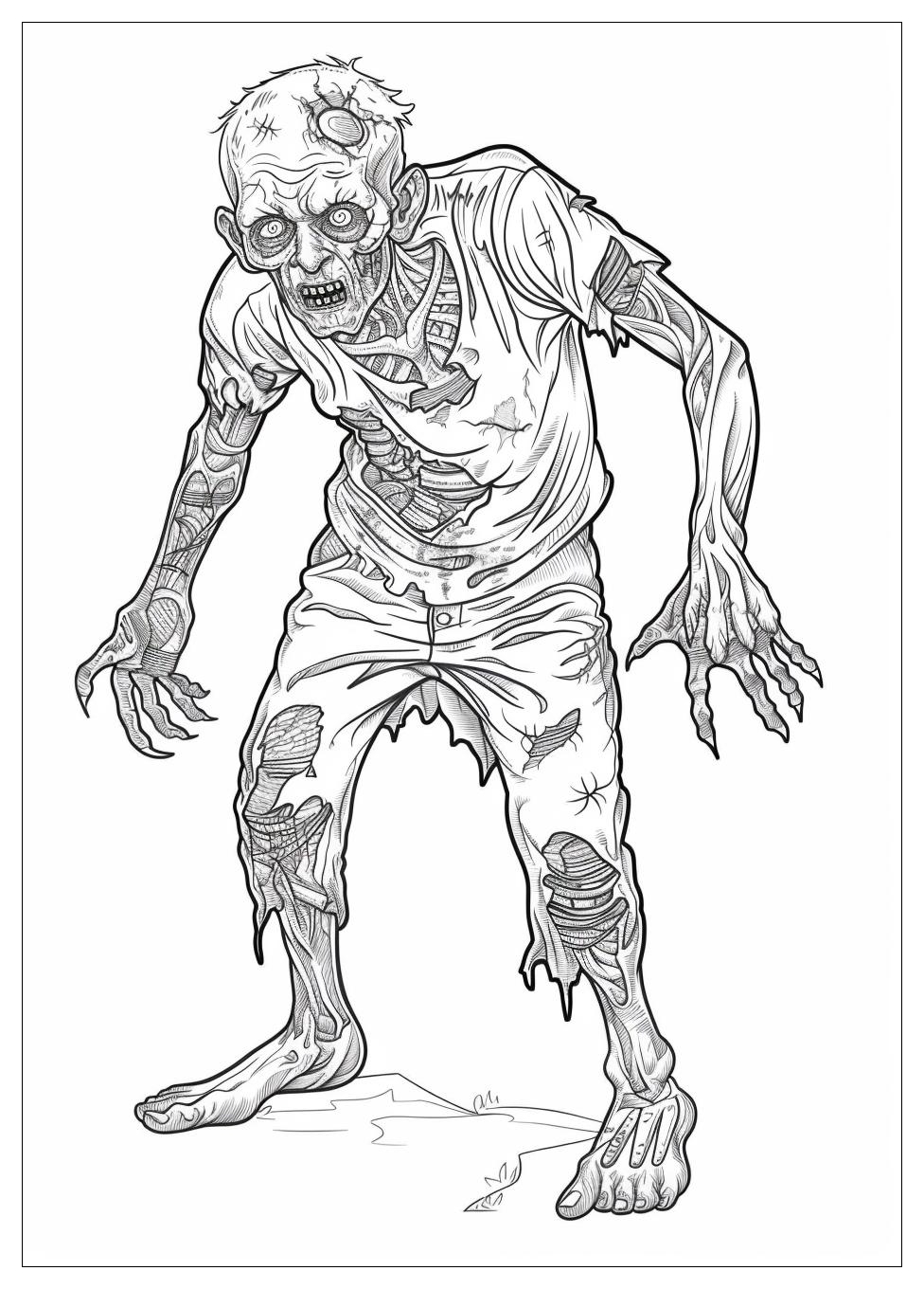 Zombie Coloring Pages-15