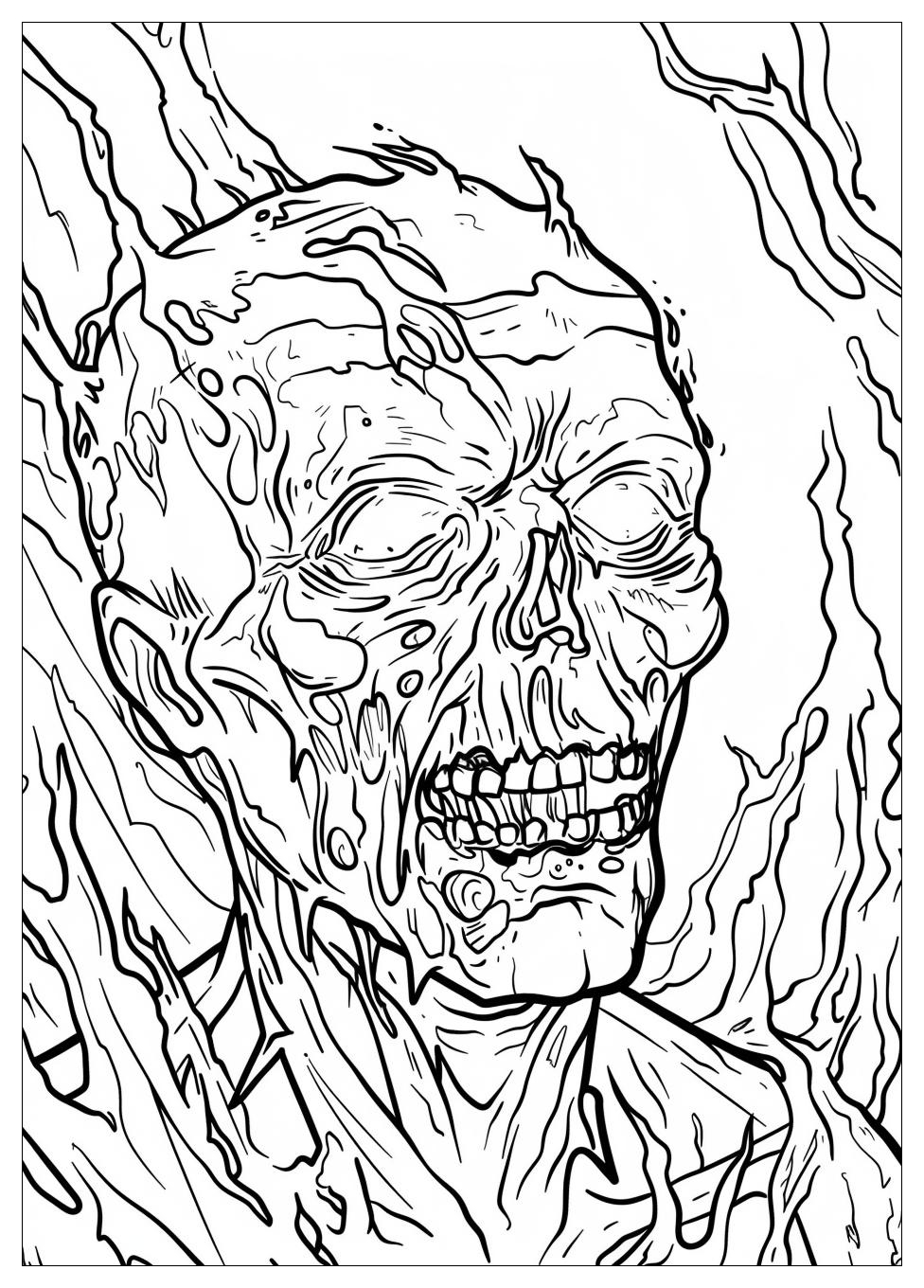 Zombie Coloring Pages-17