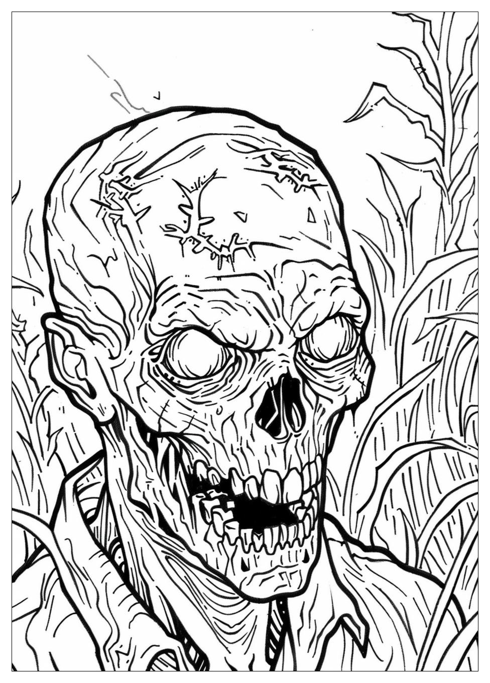 Zombie Coloring Pages-18