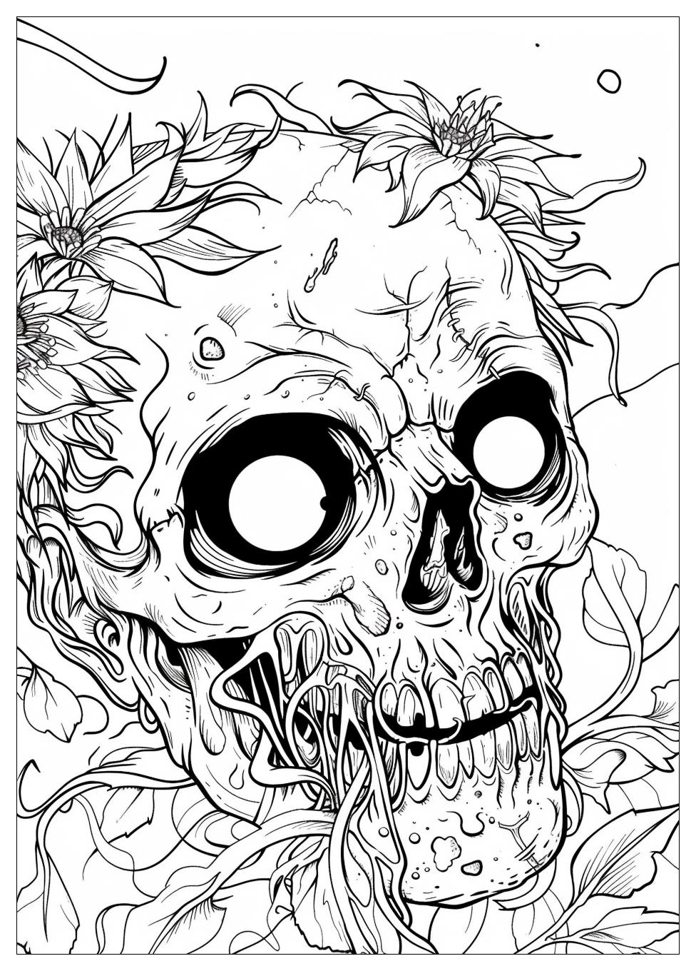 Zombie Coloring Pages-19