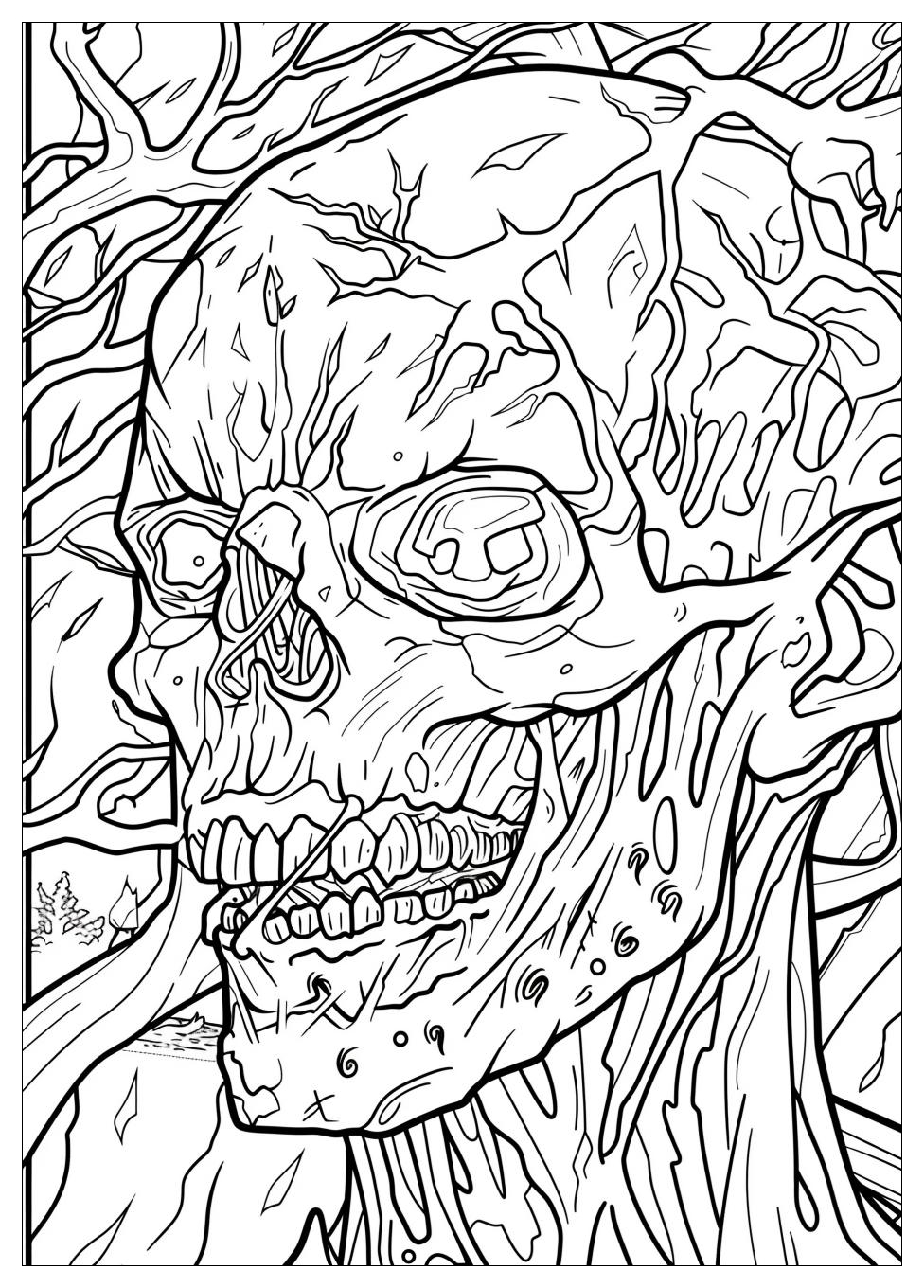 Zombie Coloring Pages-2