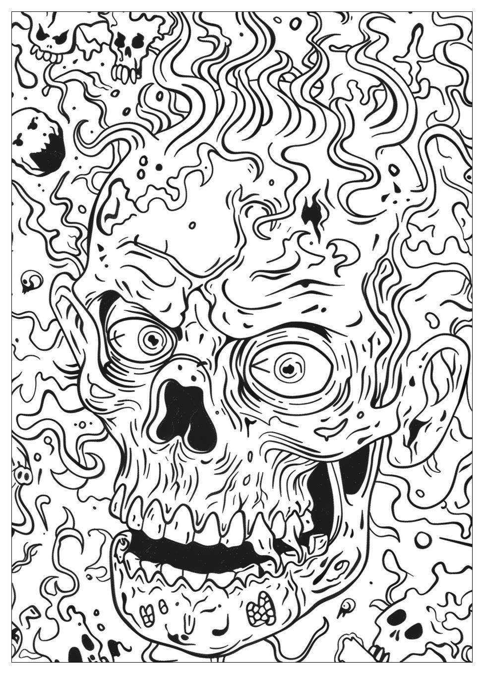 Zombie Coloring Pages-6