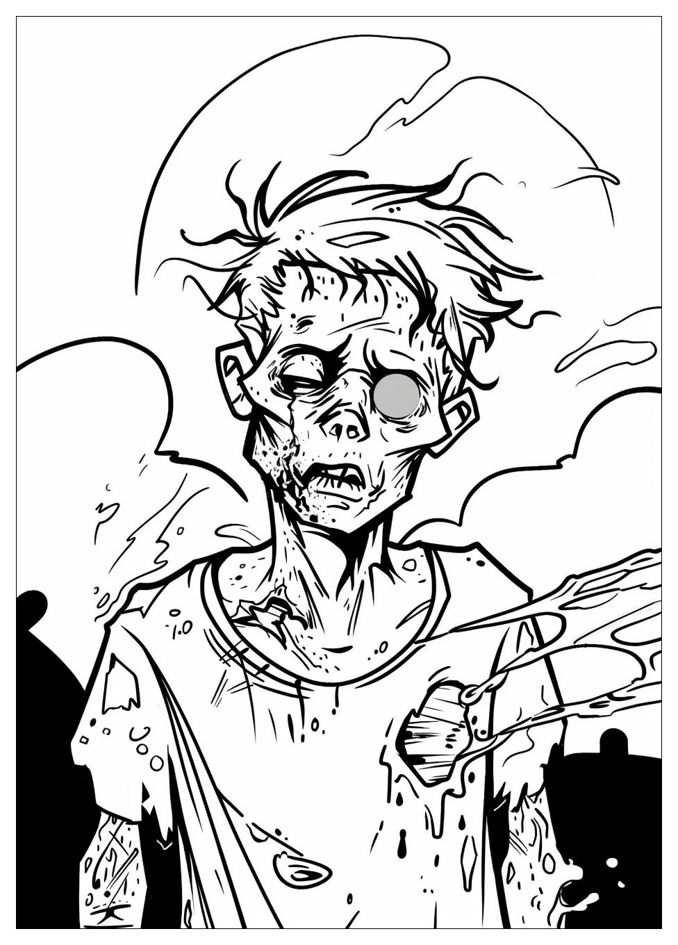 Zombie Coloring Pages-9