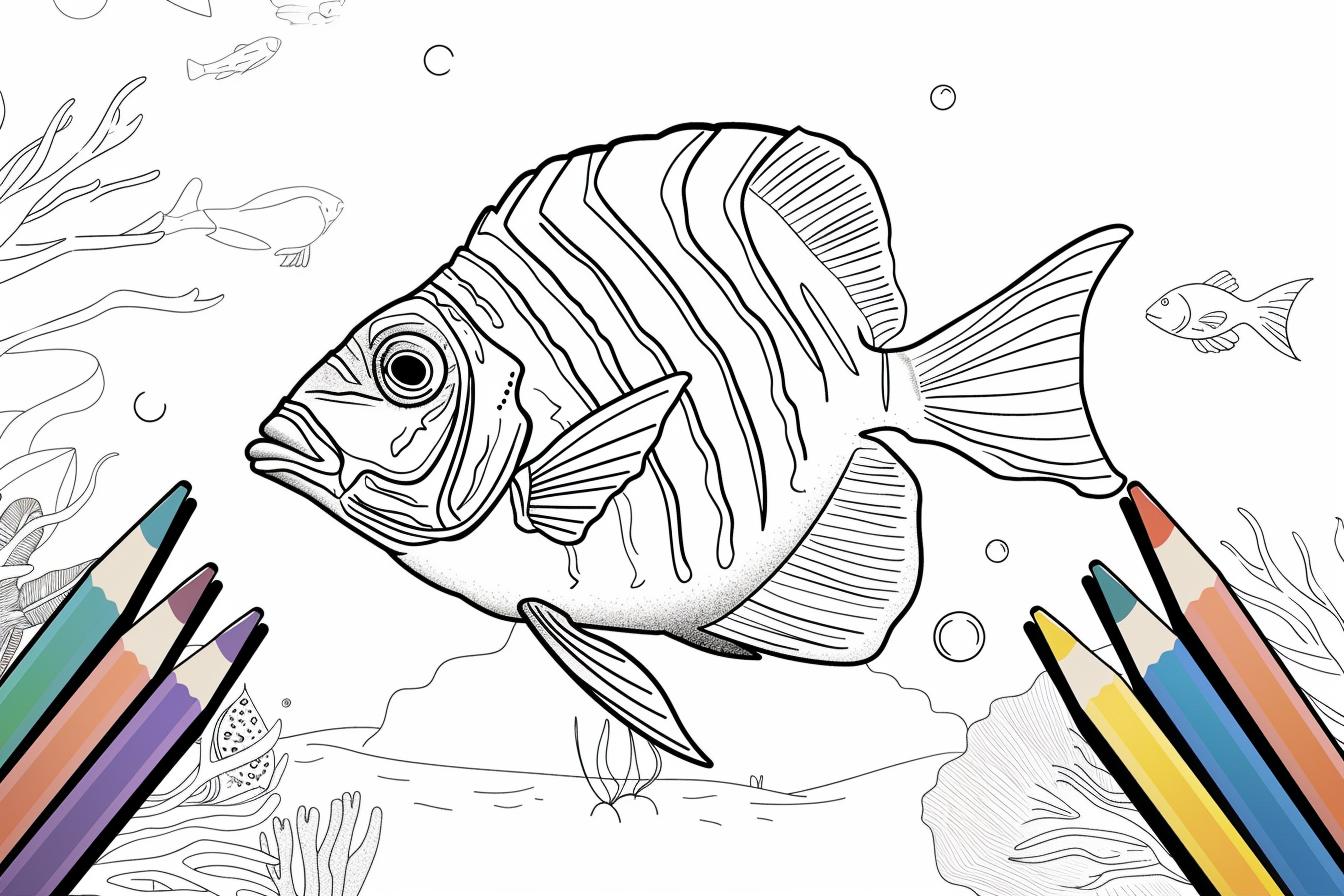 Free Printable PDF Anglefish Coloring Pages