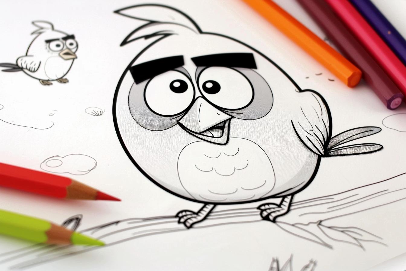 Free Printable PDF Angry Birds Coloring Pages