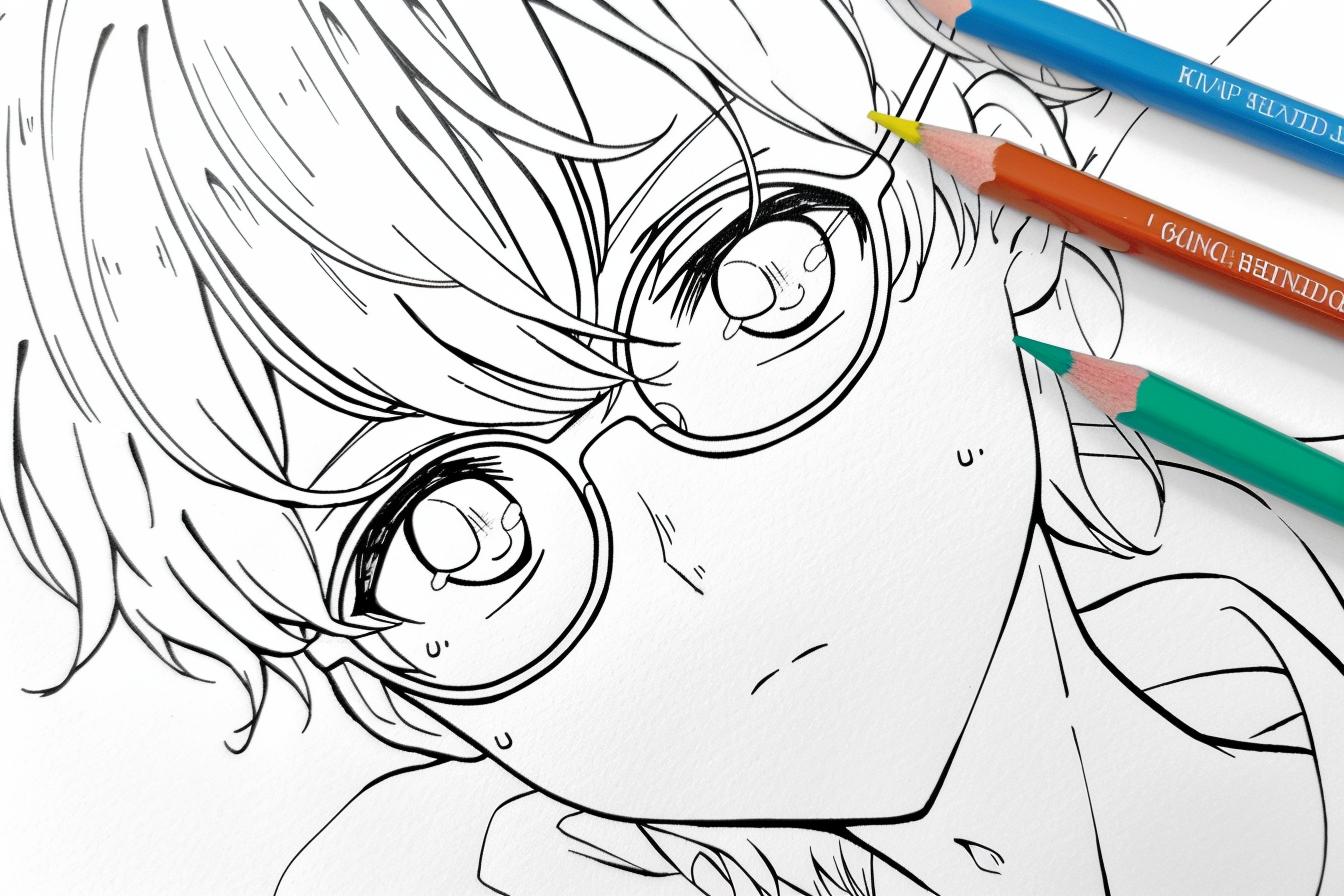 Free Printable PDF Anime Guy Coloring Pages