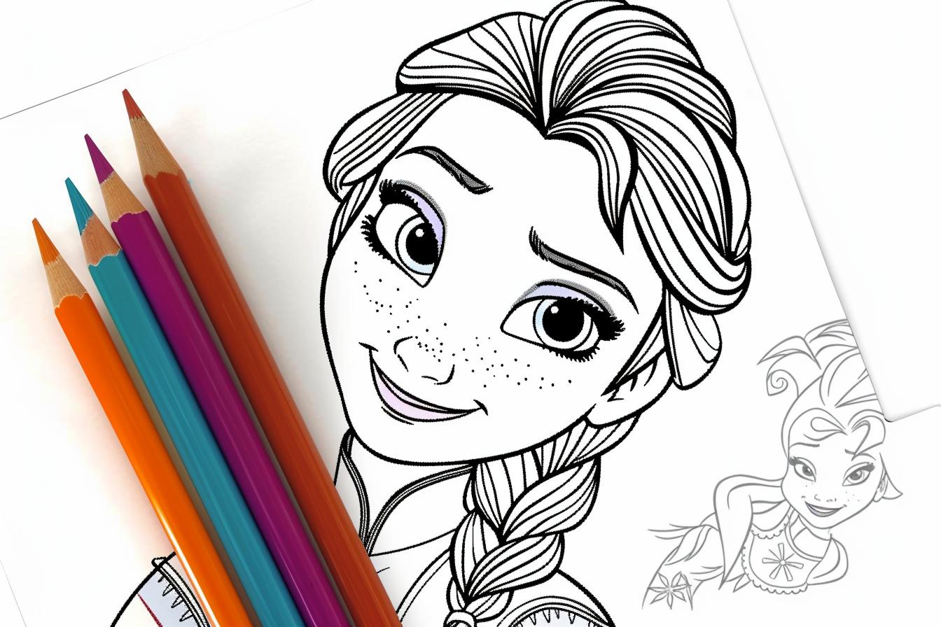 Free Printable PDF Anna Coloring Pages