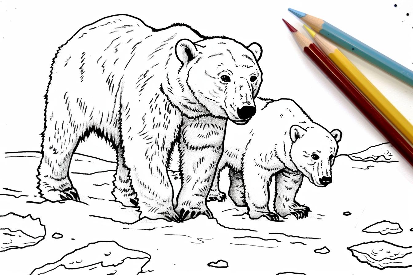 Free Printable PDF Arctic Animal Coloring Pages