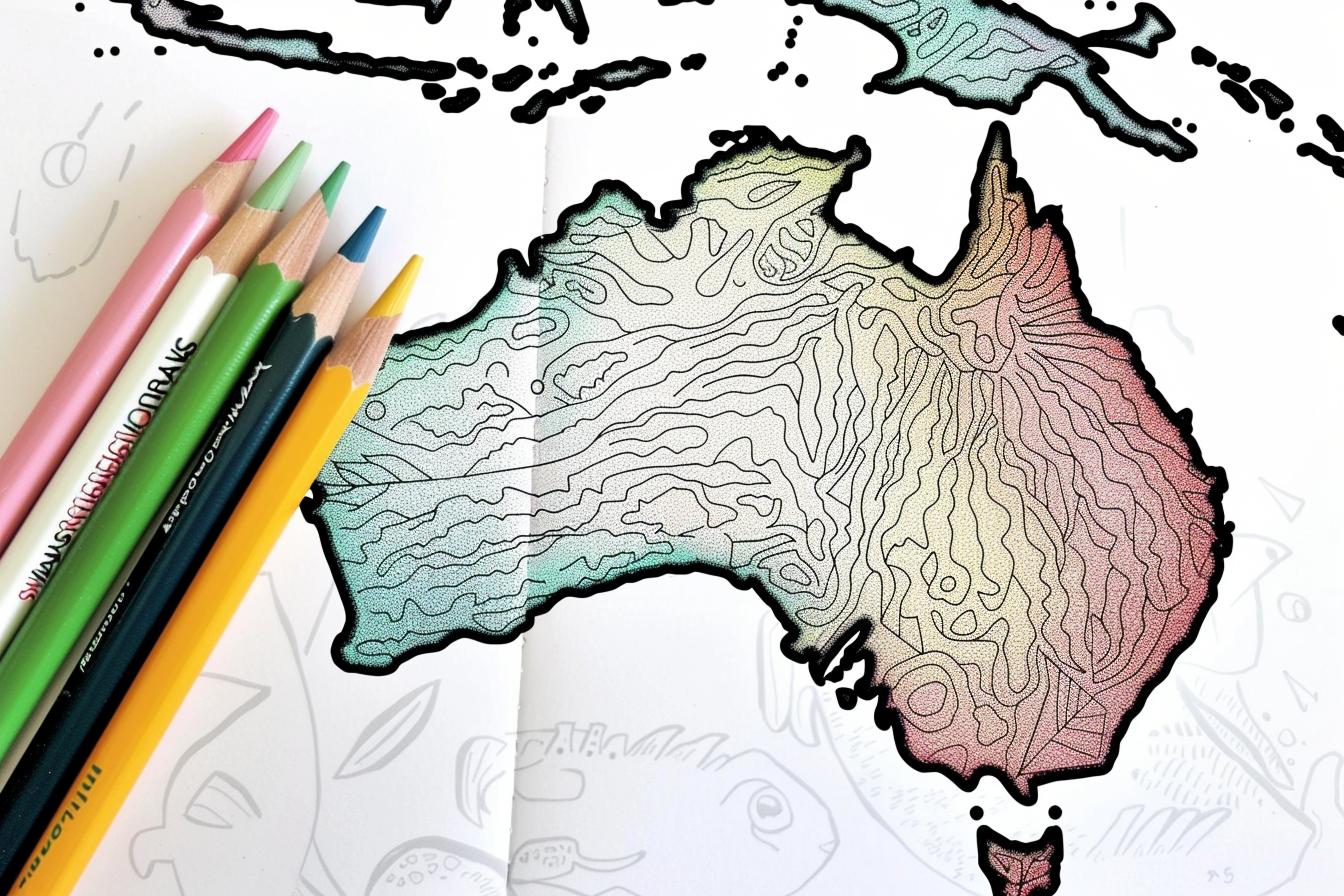 Free Printable PDF Australia Coloring Pages