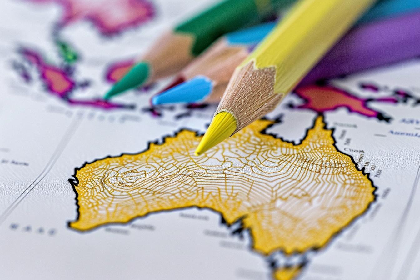 australia coloring pages