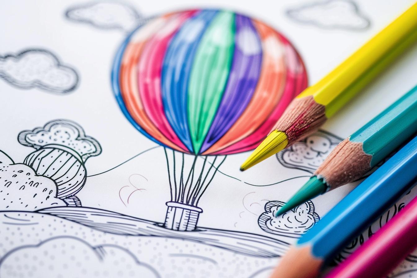 Free Balloon Coloring Pages