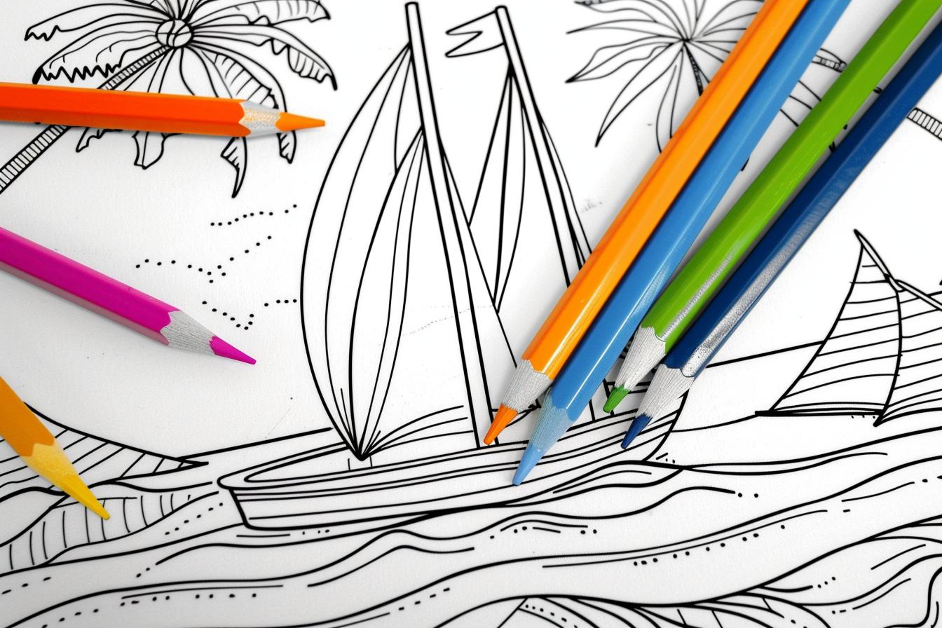 Free Boat Coloring Pages