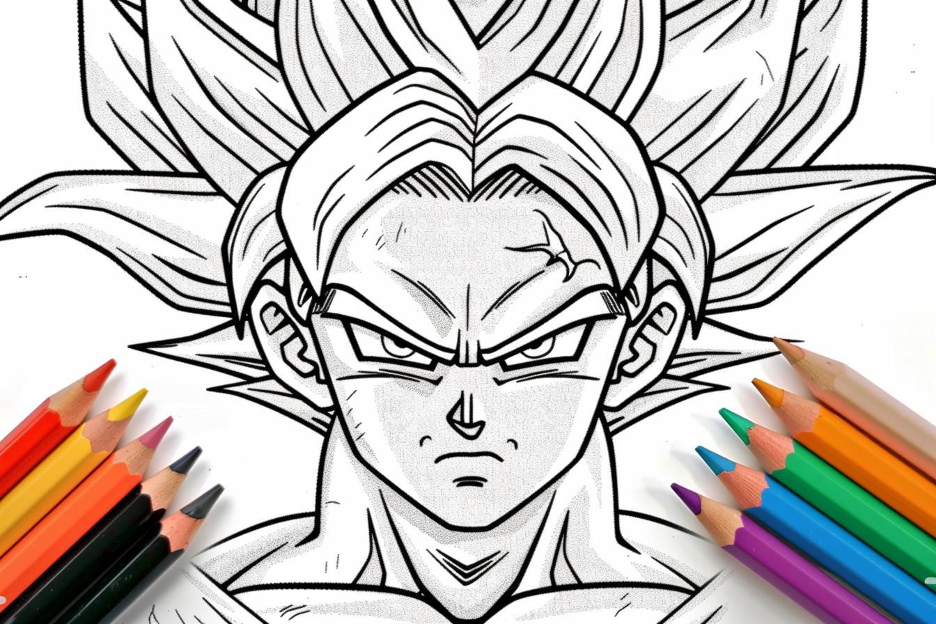 Free Printable PDF Broly Coloring Pages