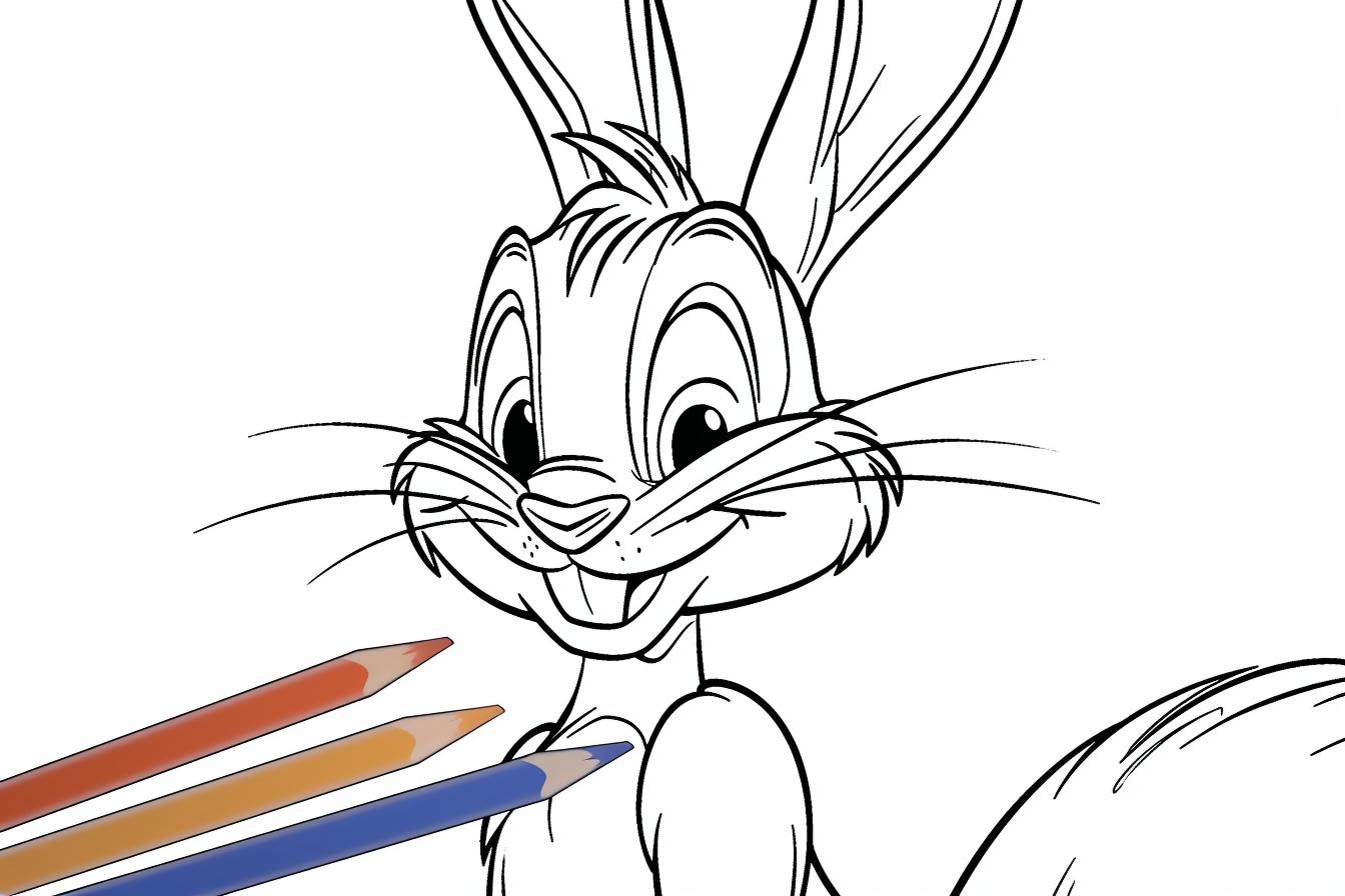 Free Printable PDF Bugs Bunny Coloring Pages