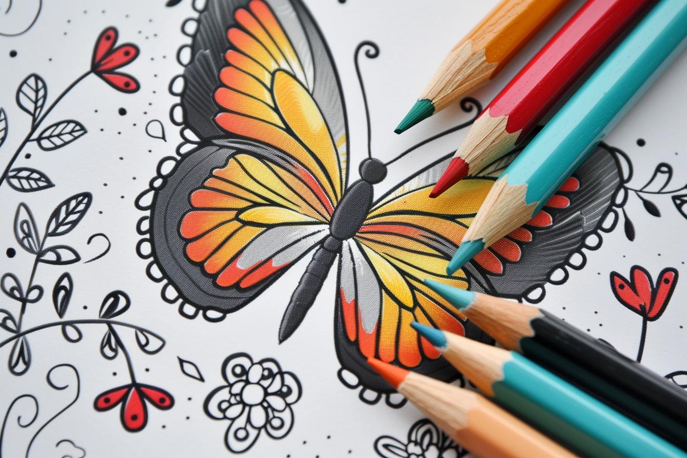 Free Printable PDF Butterfly Mandala Coloring Pages