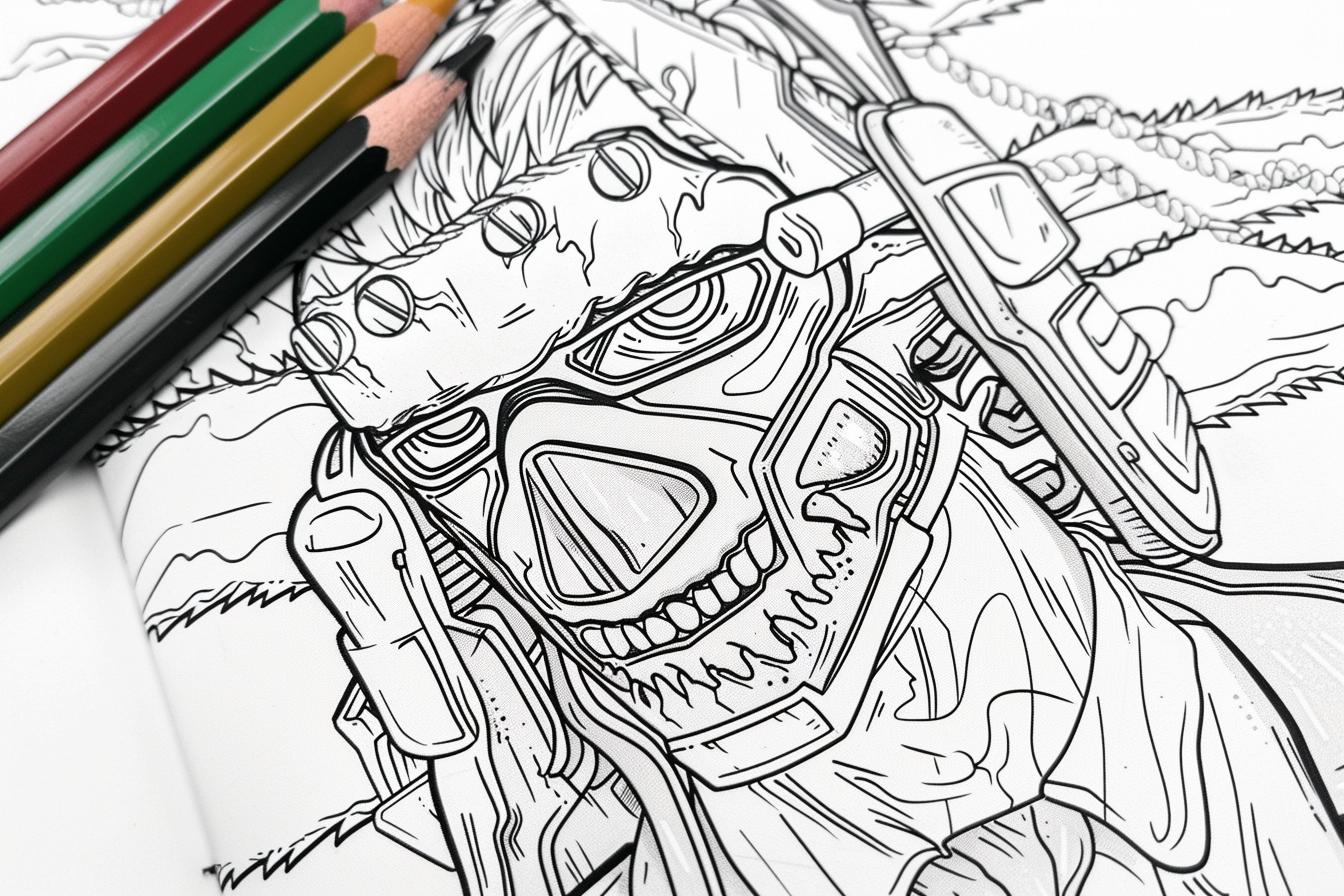 Free Printable PDF Chainsaw Man Coloring Pages