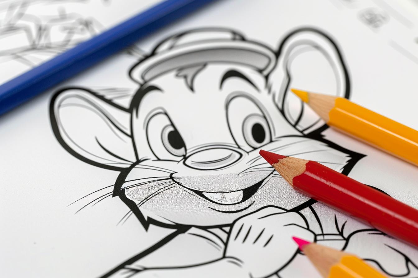 Free Printable PDF Chuck E Cheese Coloring Pages