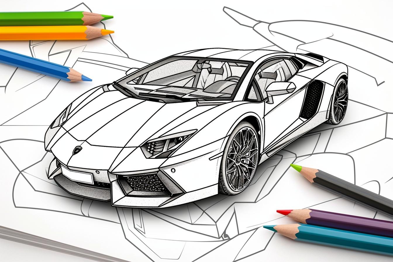 Free Cool Car Coloring Pages