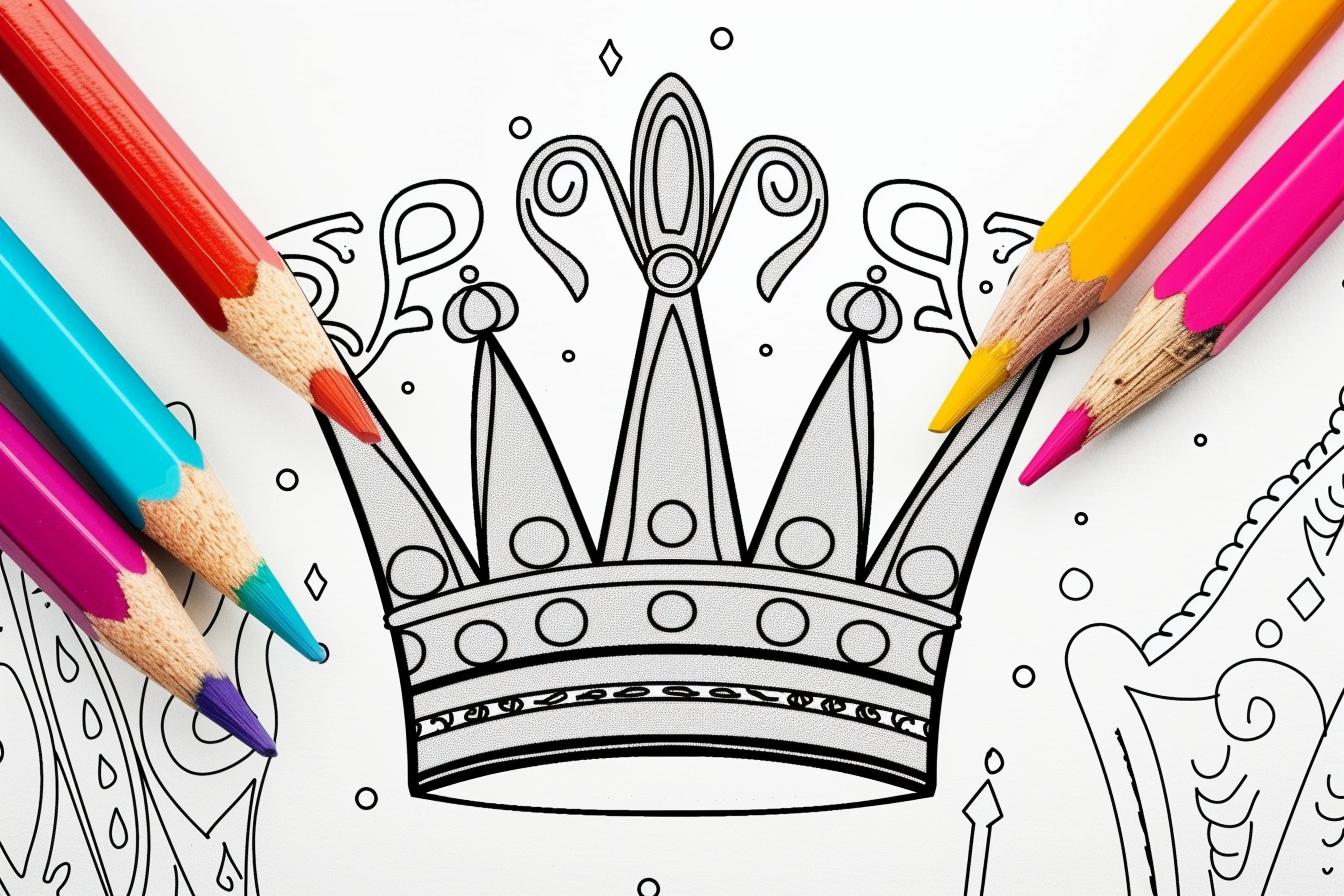 Free Crown Coloring Pages