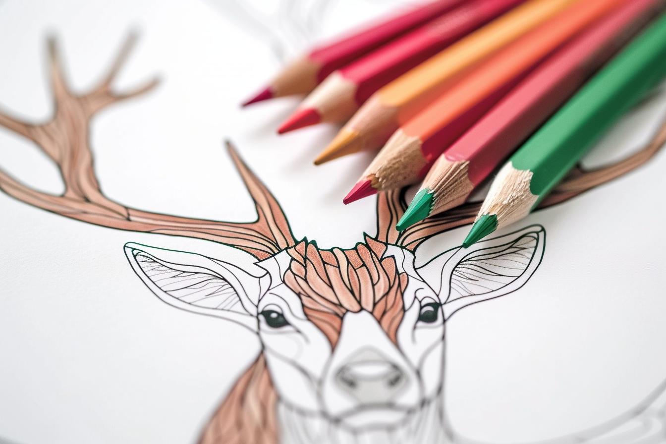 Free Printable PDF Deer Coloring Pages