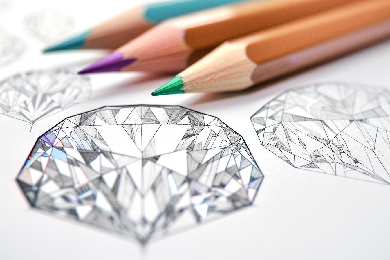 Free Diamond Coloring Pages