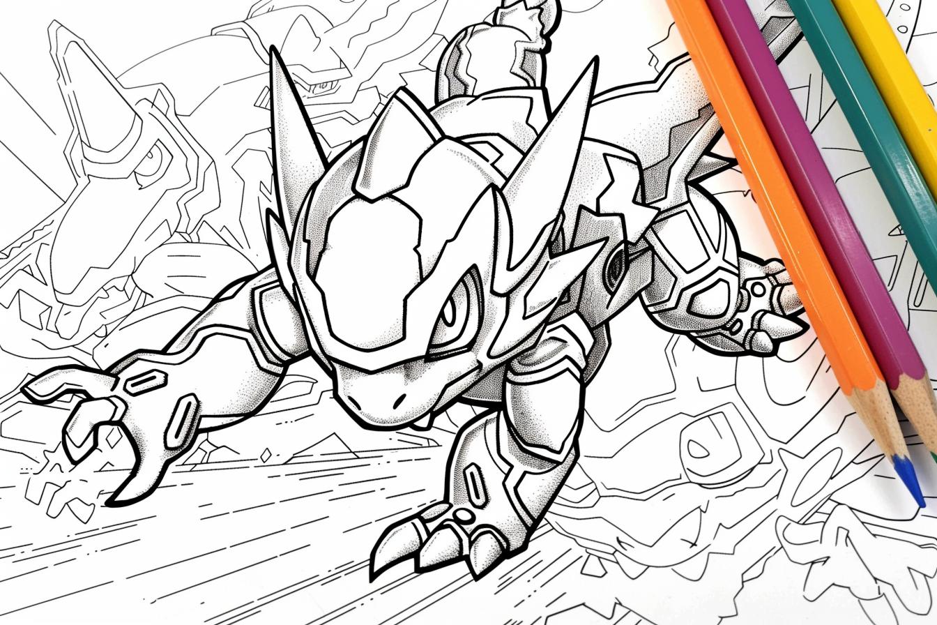 Free Printable PDF Digimon Coloring Pages