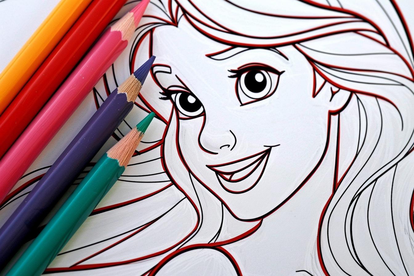 Free Printable PDF Disney Princess Coloring Pages