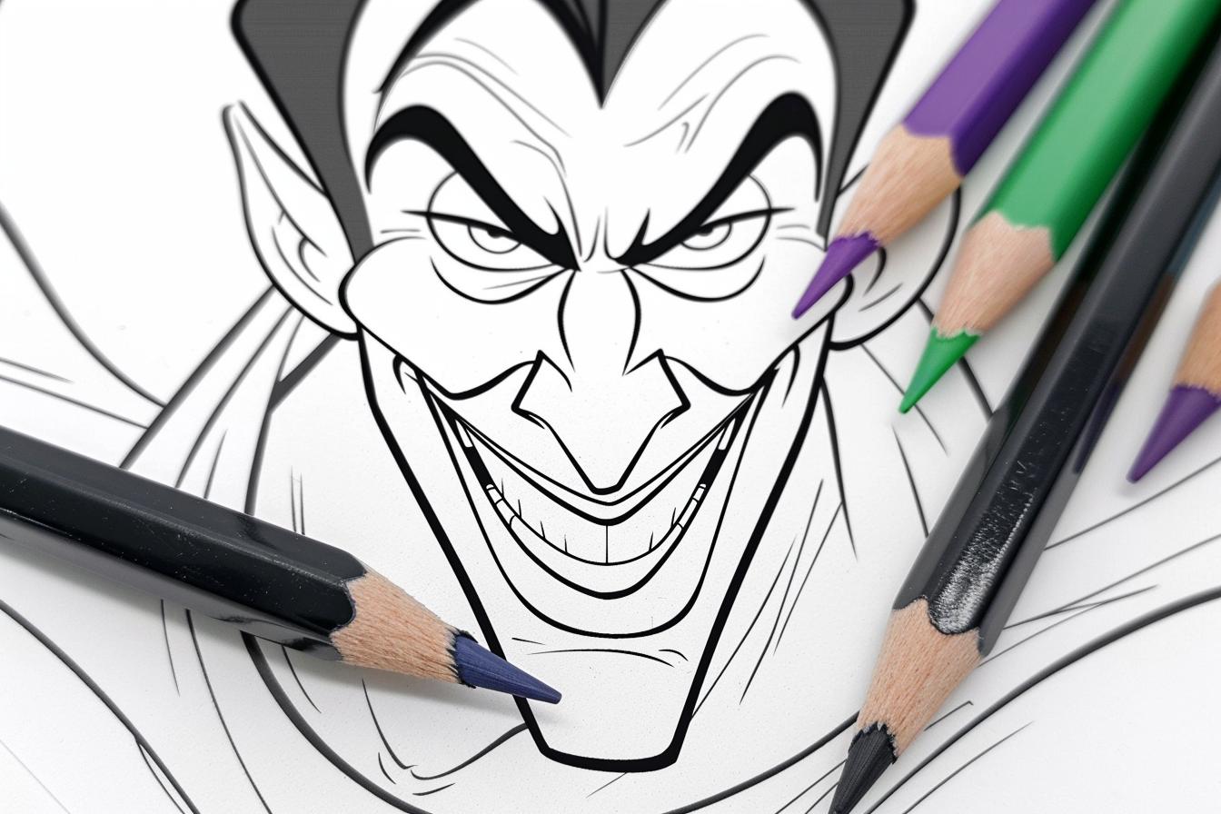 Free Printable PDF Disney Villain Coloring Pages