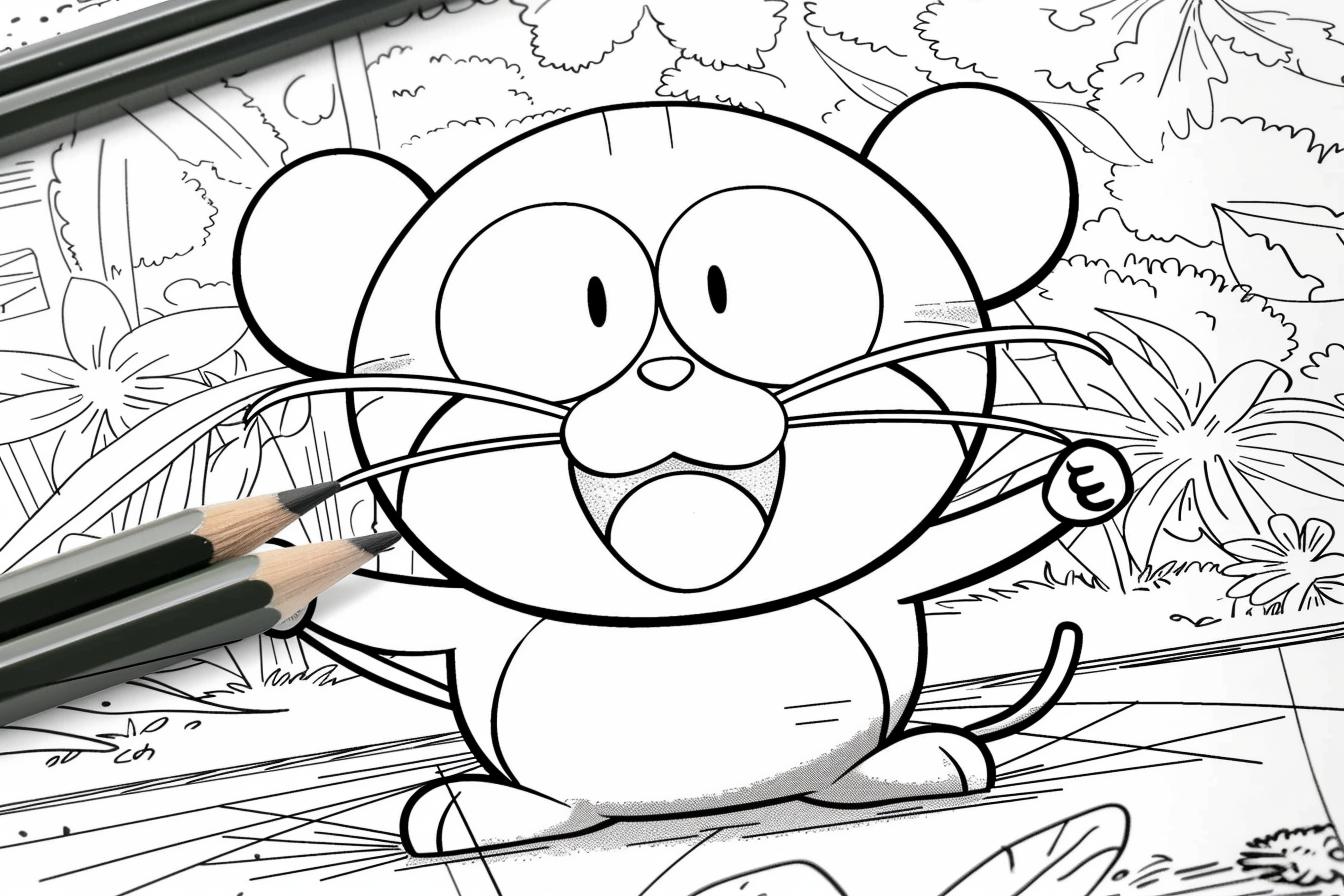 Free Printable PDF Doraemon Coloring Pages