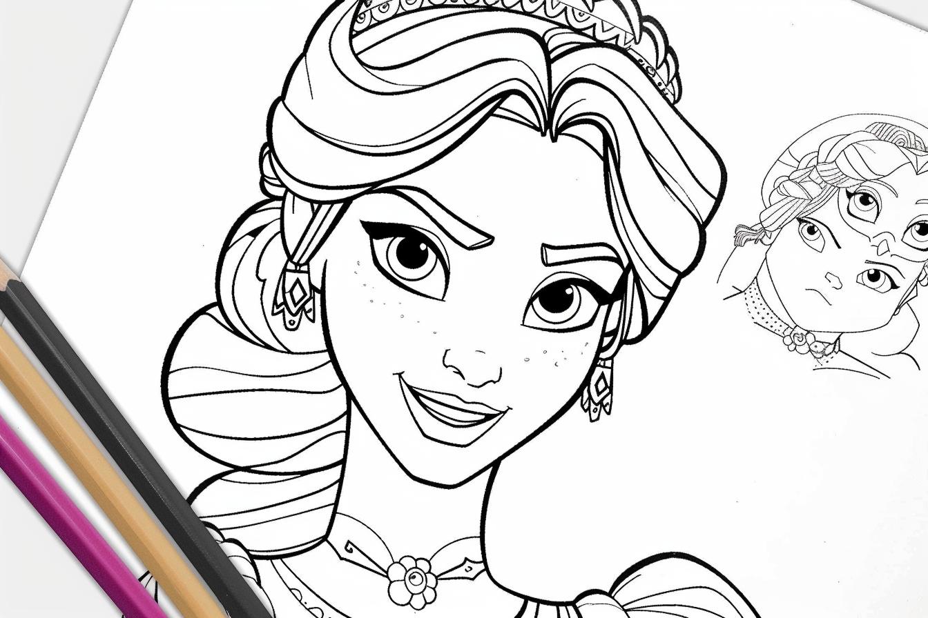 Free Printable PDF Elena Of Avalor Coloring Pages