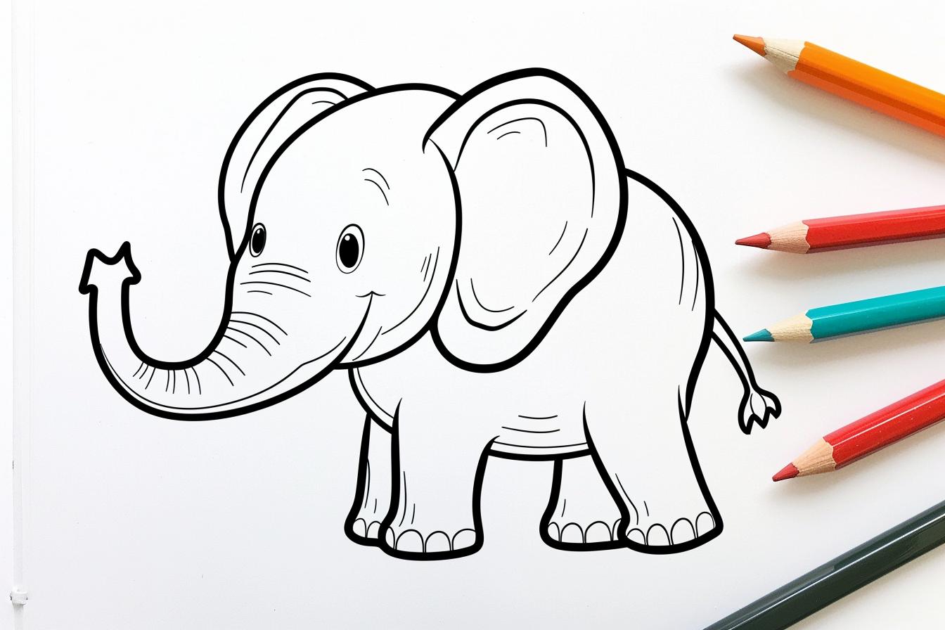 Free Printable PDF Elephant And Piggie Coloring Pages