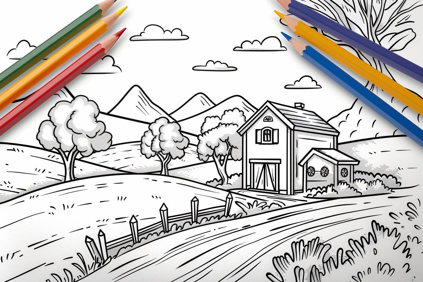 Free Printable PDF Farmer Coloring Pages