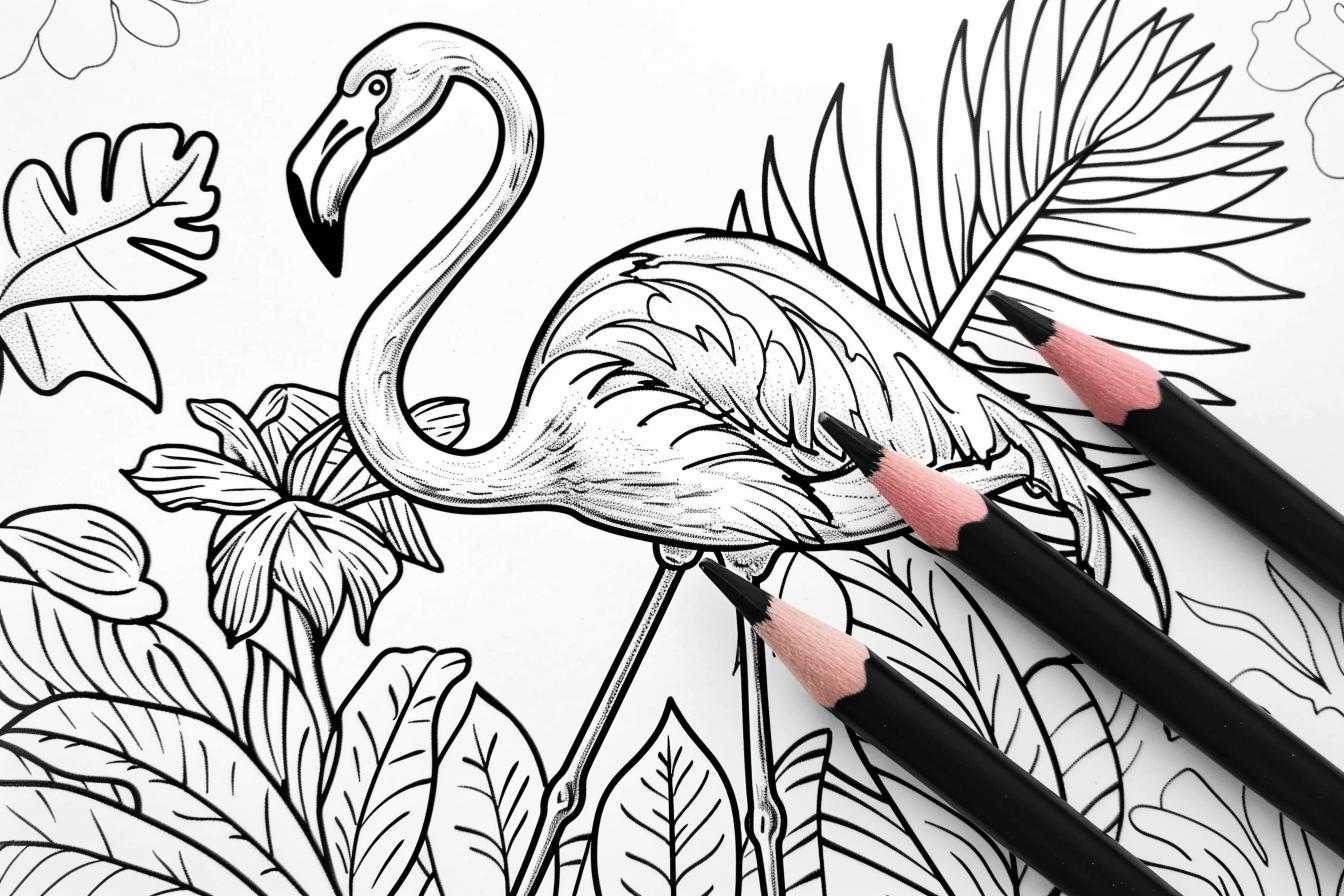 Free Printable PDF Flamingo Coloring Pages