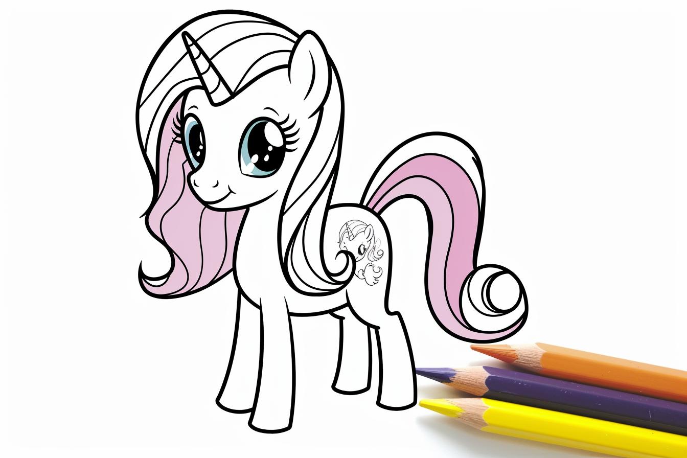 Free Printable PDF Fluttershy Coloring Pages