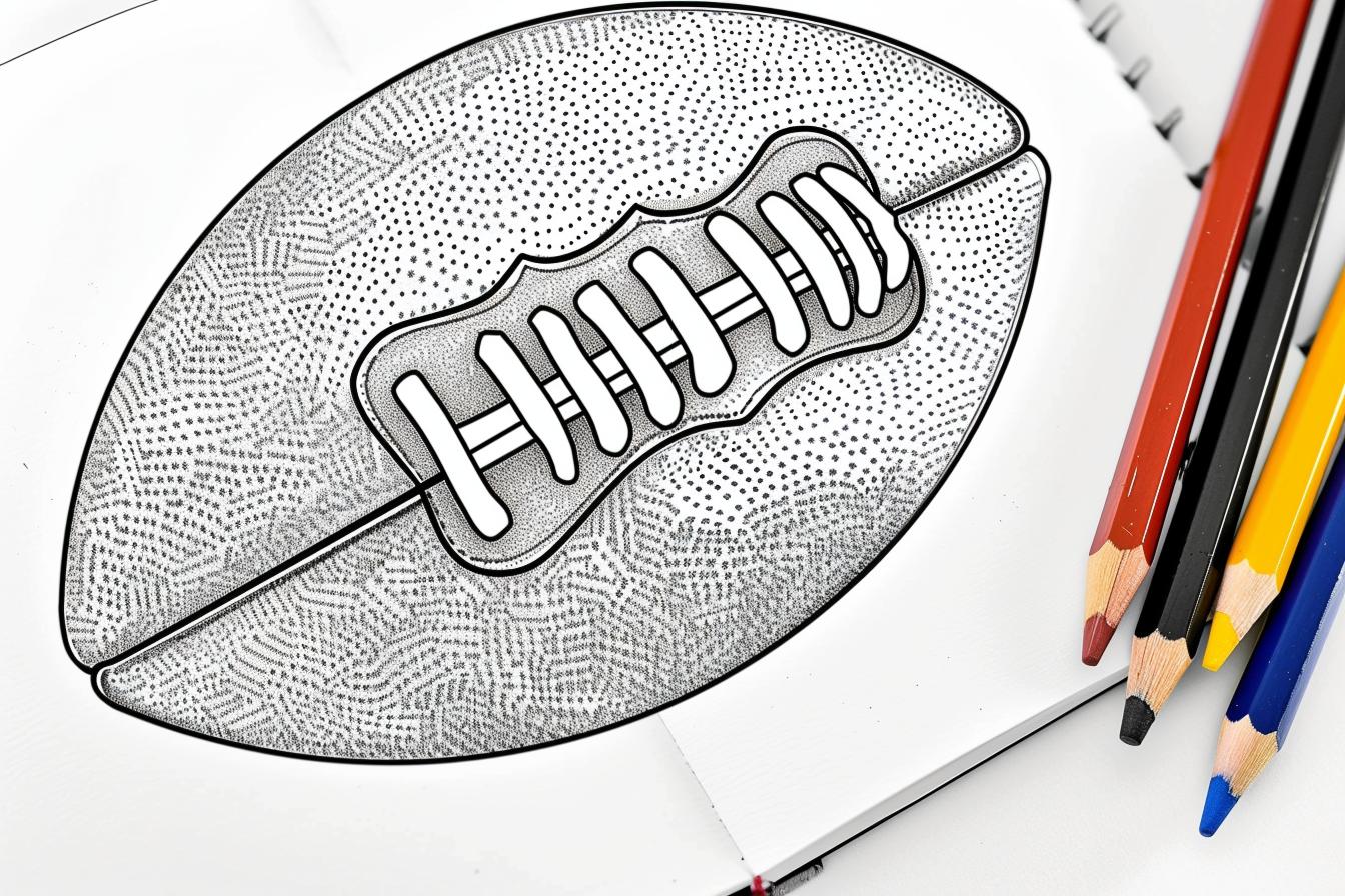 Free Printable PDF Football Coloring Pages