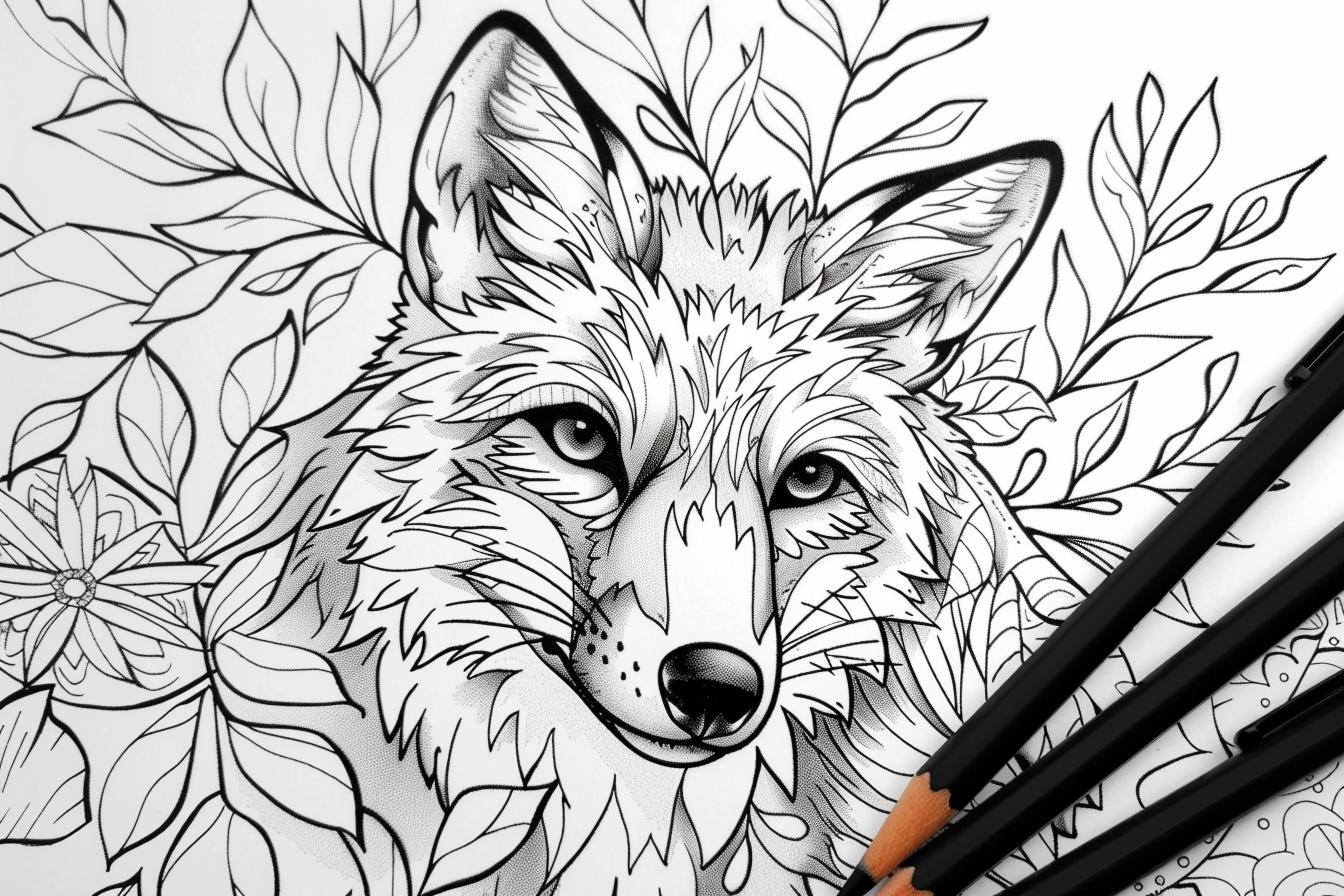 Free Printable PDF Fox And Hound Coloring Pages