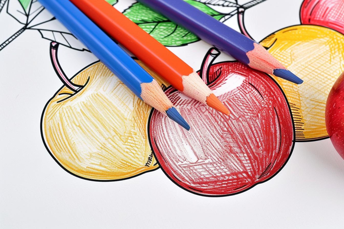 Free Fruit Coloring Pages