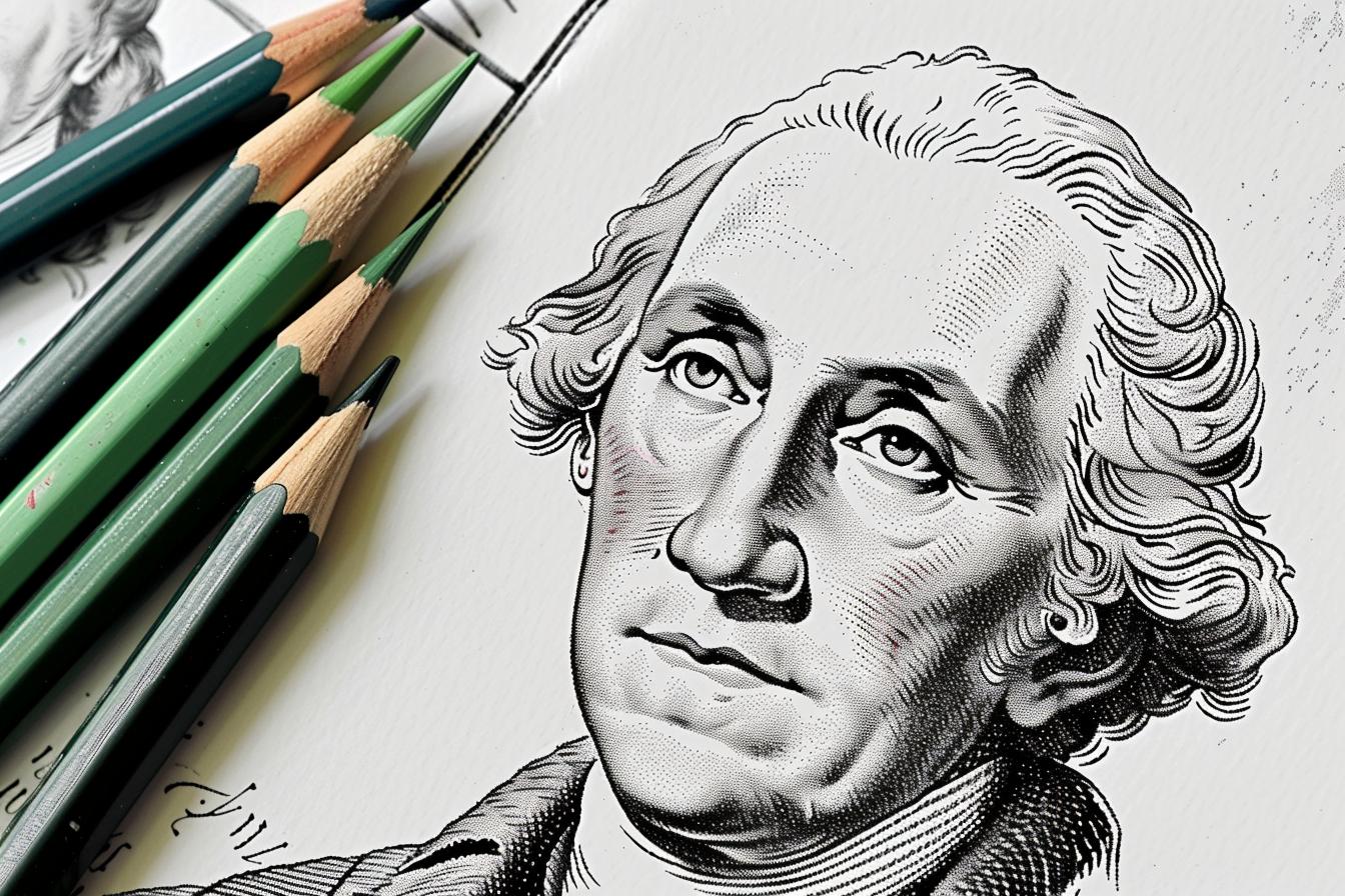 Free Printable PDF George Washington Coloring Pages