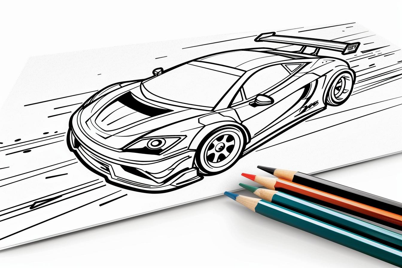 Free Printable PDF Hot Wheels Coloring Pages