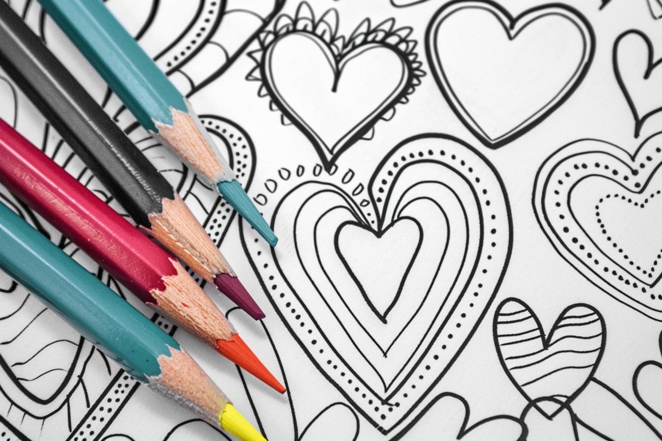 Free Printable PDF I Love You Coloring Pages