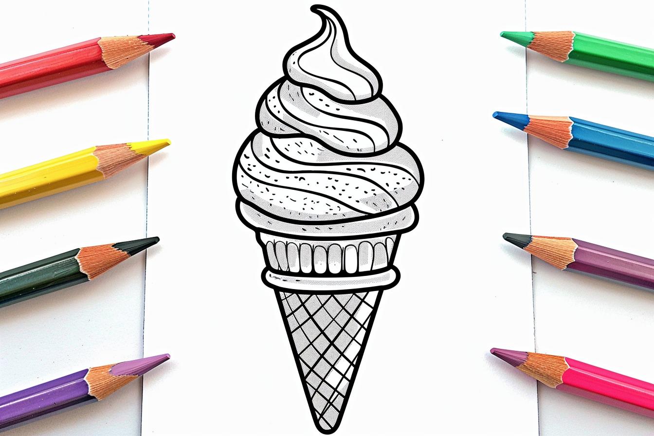 Free Ice Cream Coloring Pages