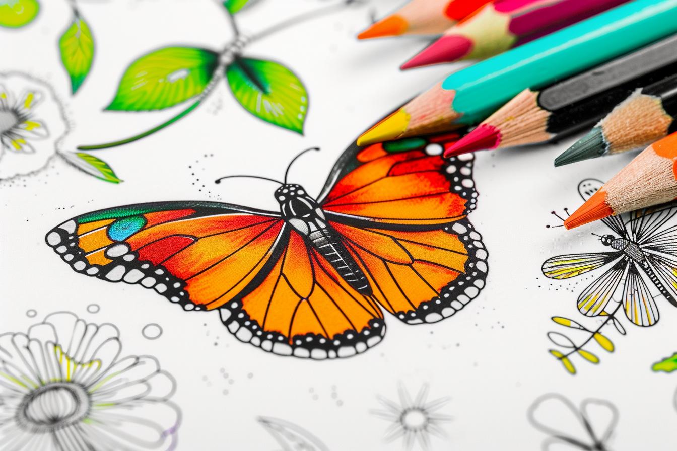 Free Printable PDF Insects Coloring Pages