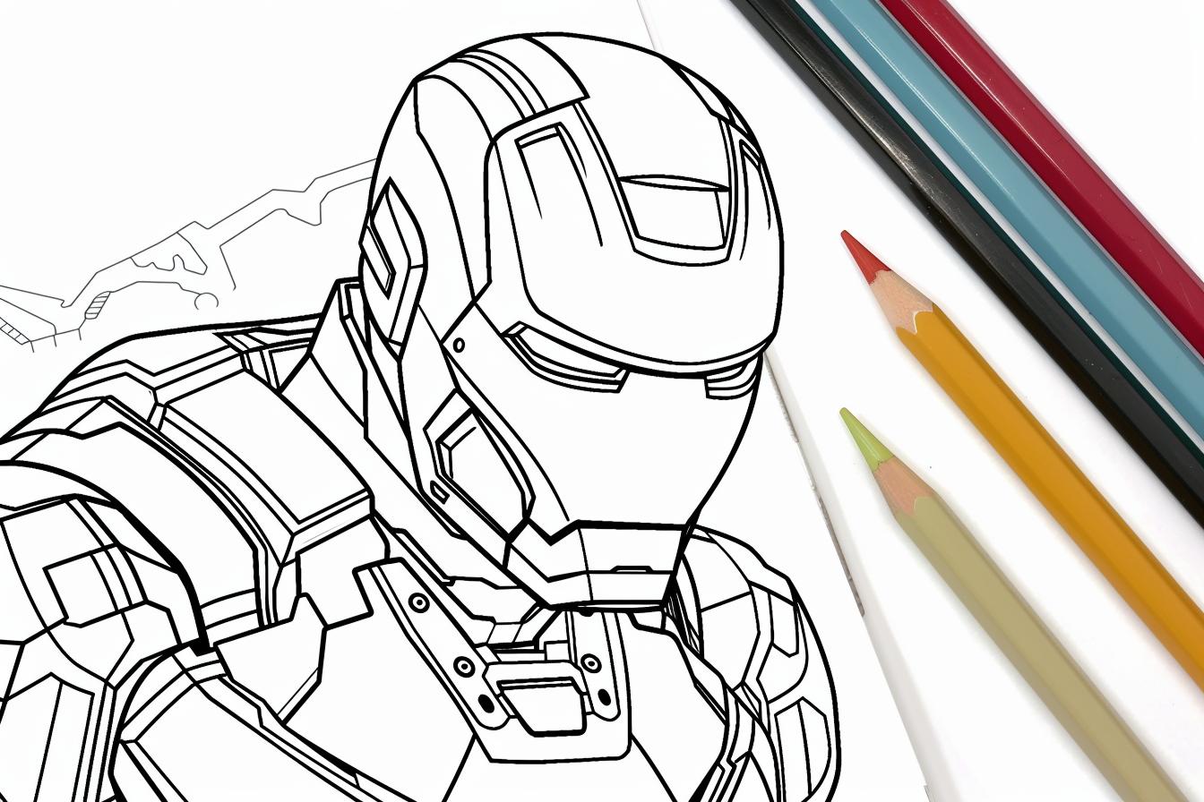 Free Printable PDF Iron Man Coloring Pages