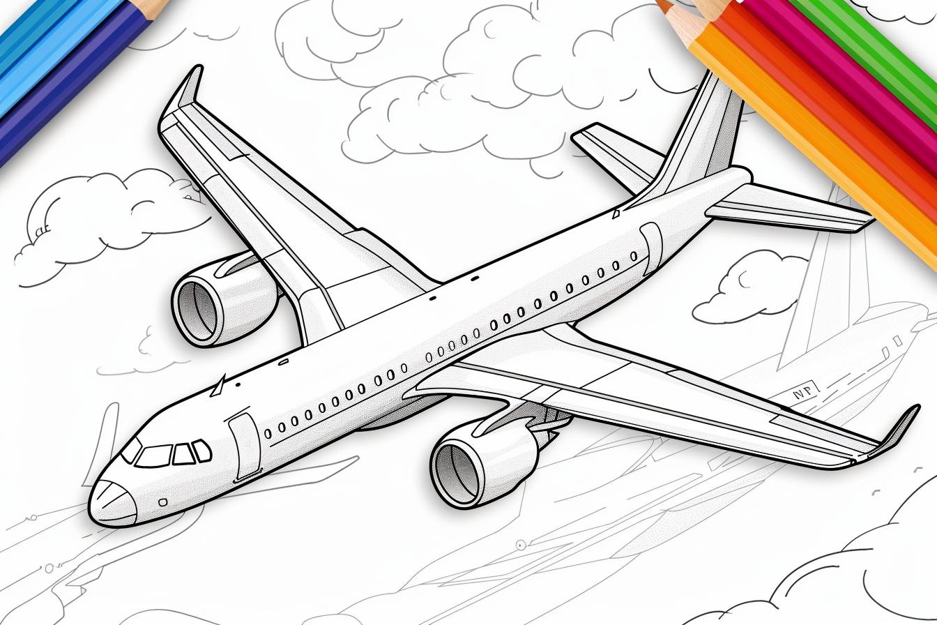 Free Jet Coloring Pages